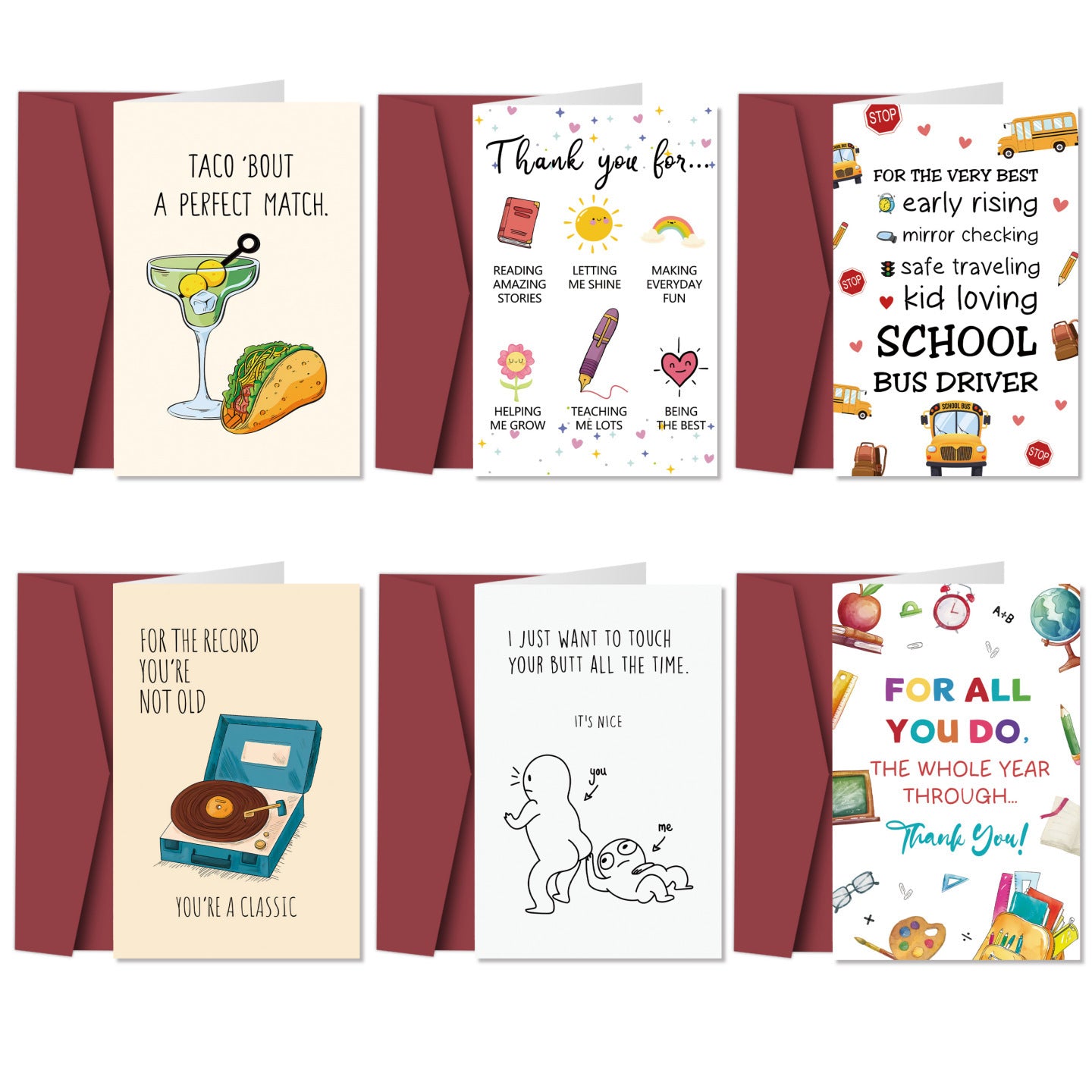 Birthday And Holiday Greeting Card With Envelope Text Card Gift