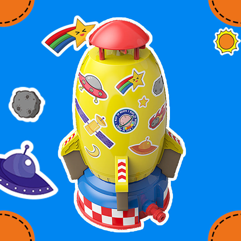 Rocket Launcher Toys Outdoor Rocket Water Pressure Lift Sprinkler Toy  Interaction In Garden Lawn Water Spray Toys For Kids Summer Gadgets