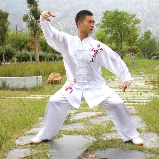 Simple And Casual Men's Tai Chi Training Suit
