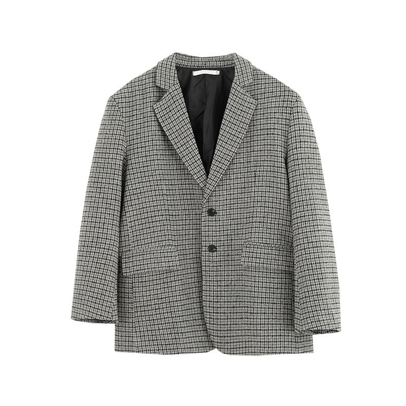 Men's Loose And Handsome Vintage Woolen Coat