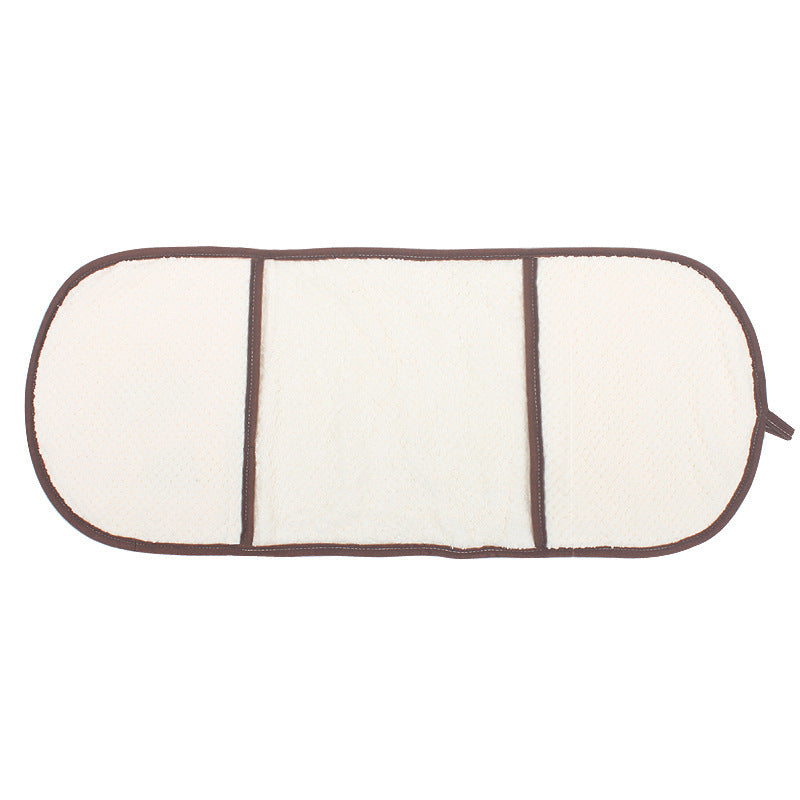 Fine Fiber Bath Towel, Brown Large Gloves, Cat And Dog Bath Towel