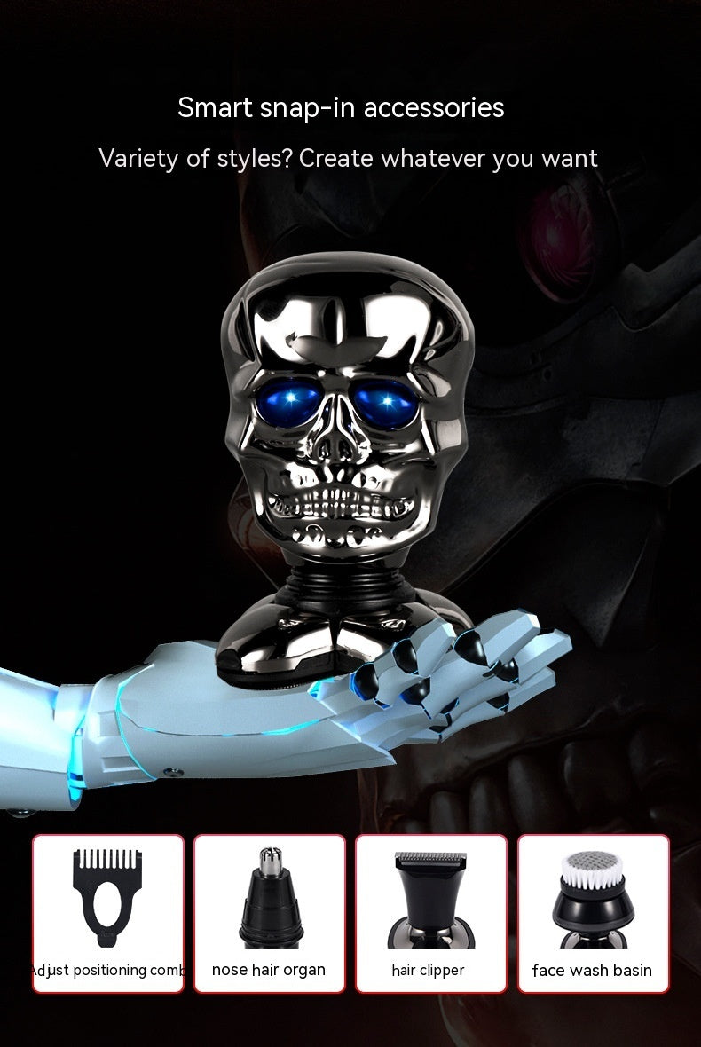 Multifunctional Skull Bald Hair Clipper Shaver
