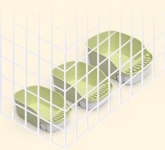 Splash-proof Semi-enclosed Deodorant Kitten Small Sand-proof Kitty Toilet