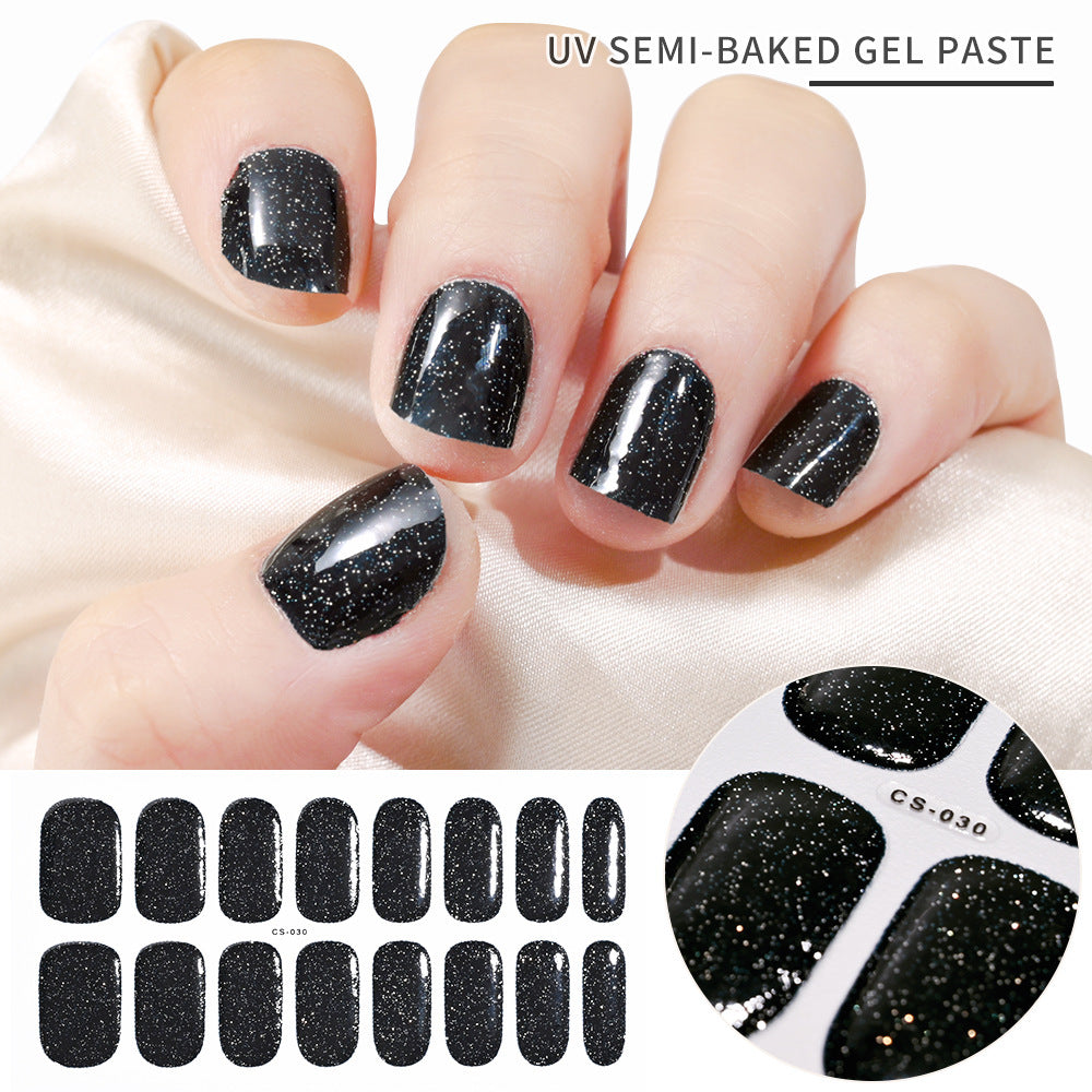 Gel Second Generation Phototherapy Semi-curing Nail Sticker