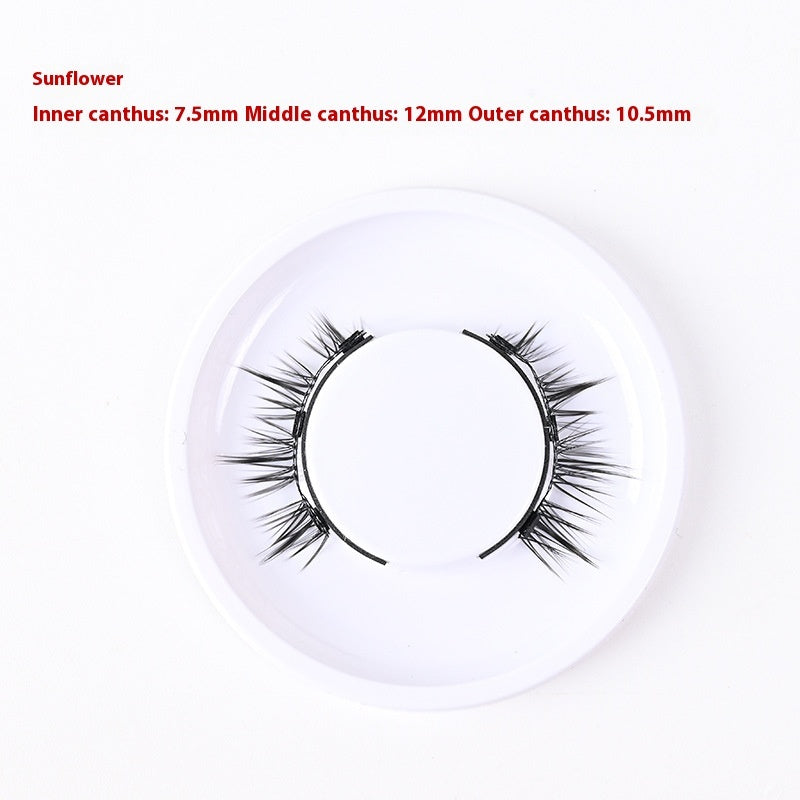 Magnetic Glue-free Three False Eyelashes Suit Collection Use Natural Simulation Long-lasting