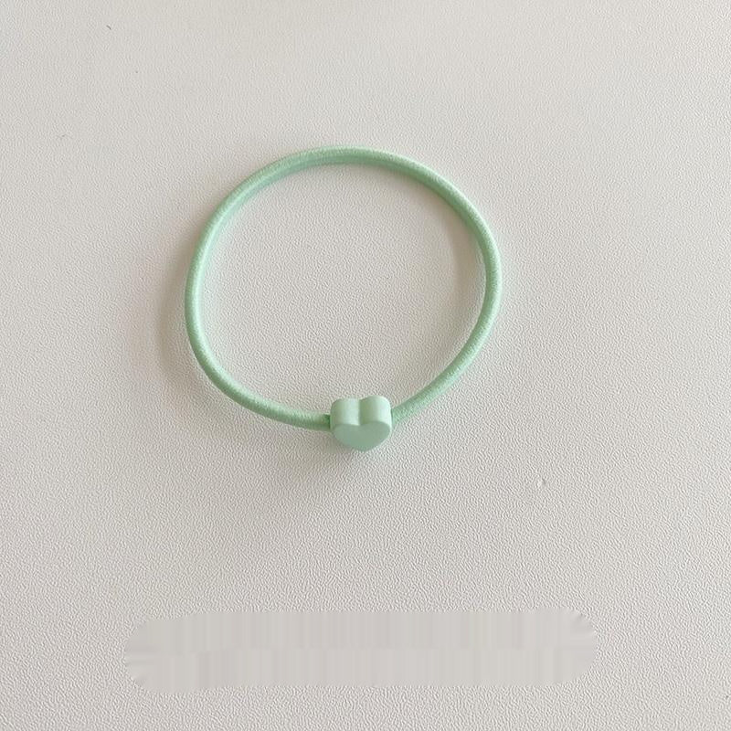 Love Hair Band Candy Color Headband Highly Elastic Hair Rope Hair Elastic Band
