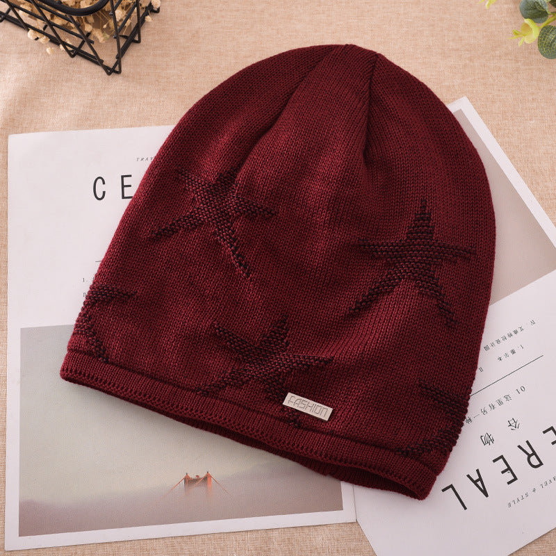 Men's Fashion Knitted Outdoor Warm Woolen Cap