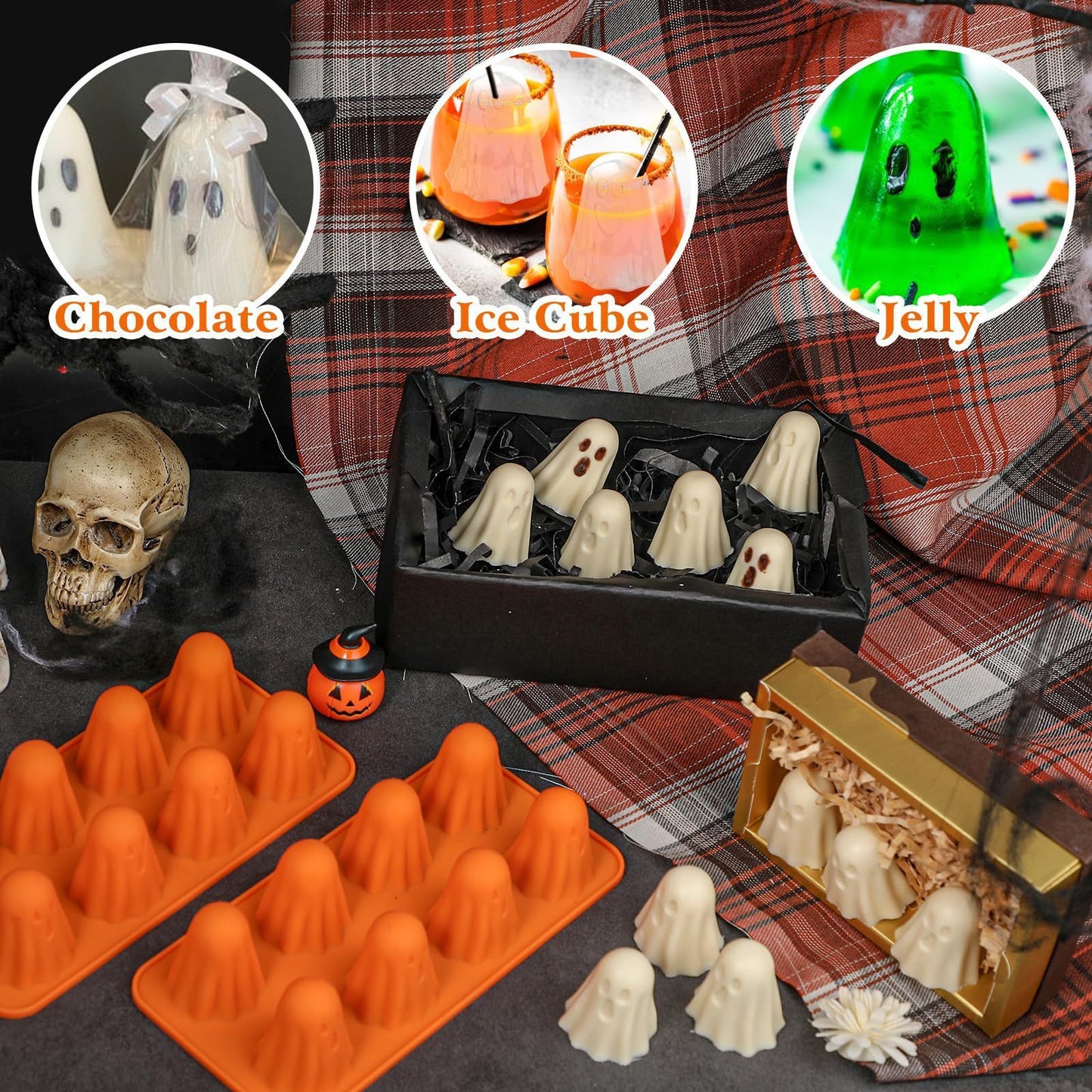 Ghost Silicone Molded Silicone Mold Holiday Kitchen Tools
