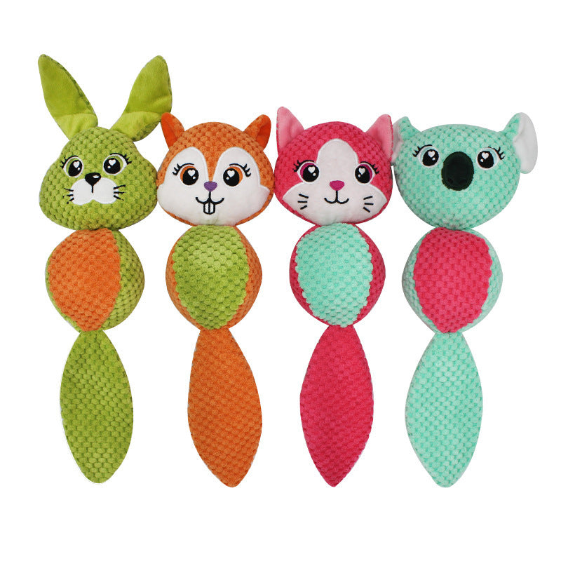 Dog Plush Toy Cute Rabbit Bear Anti-bite