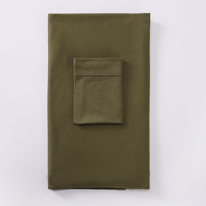 Women's Minimalist Modal Bottom Hat Integrated Scarf