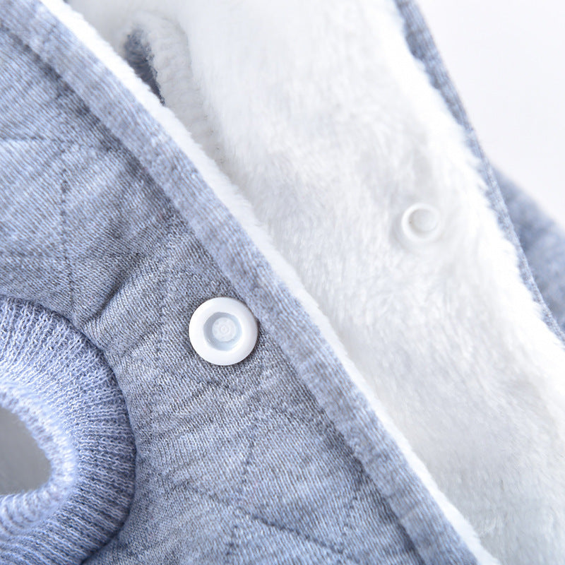 Small Dog Two-legged Warm Teddy Bichon Hiromi Rhombus Top