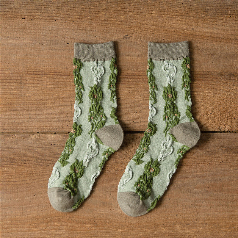 Japanese Harajuku Mori Literature And Art Autumn And Winter Women's Socks