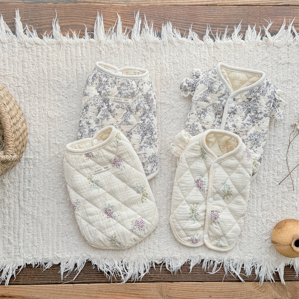 Pet Clothes Cotton-padded Clothes Home Clothes