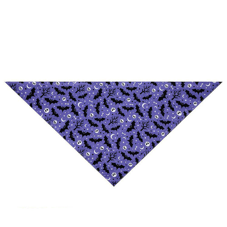 Halloween Saliva Towel Pet Triangle Scarf