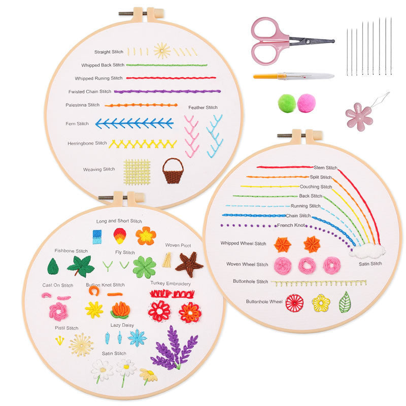 Embroidery Beginner Material Package Kit
