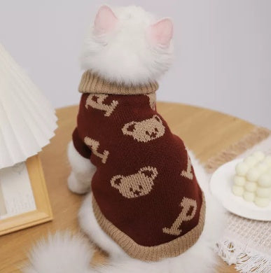 Autumn And Winter Sweaters For Anti Shedding Kittens And Pet