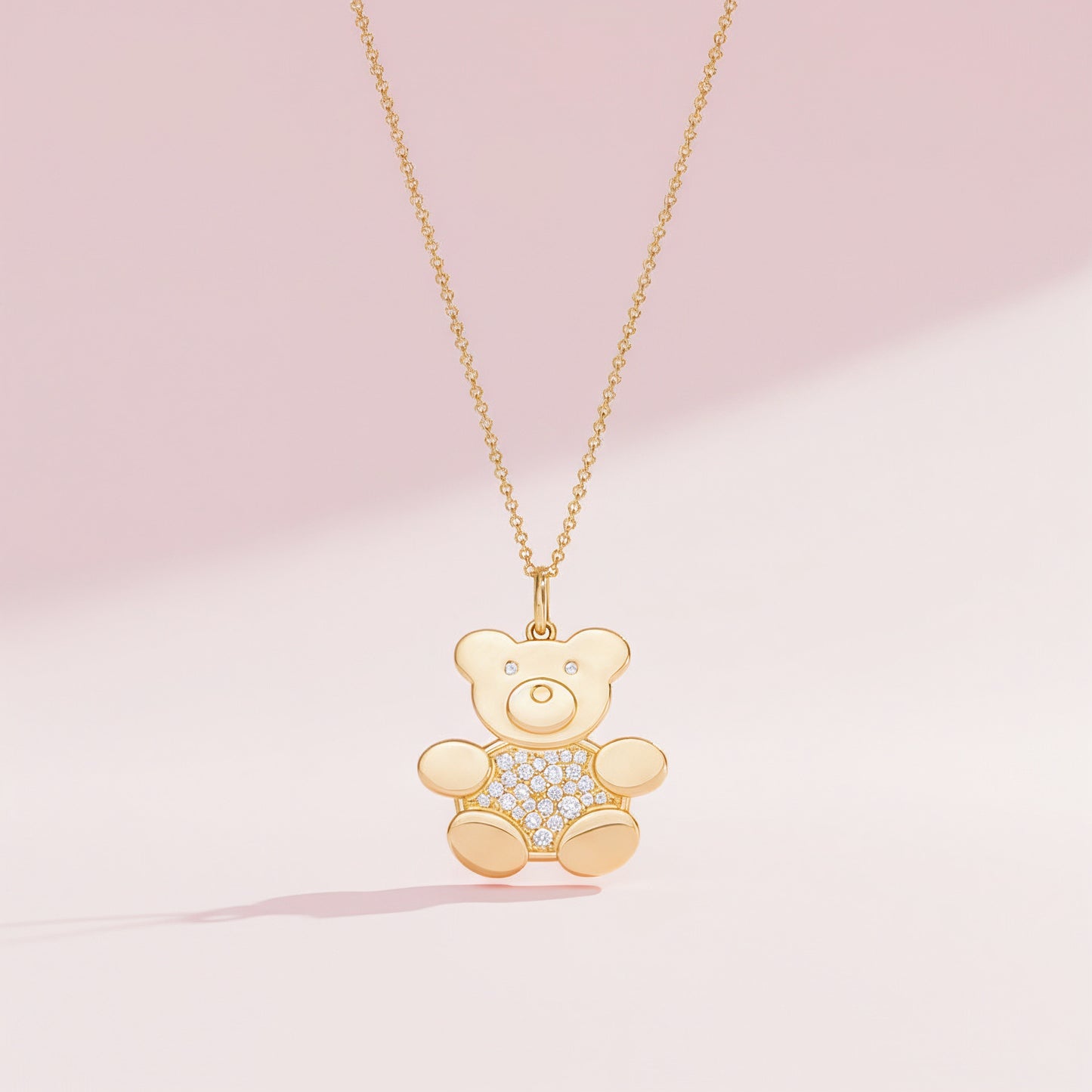 Teddy Family Necklace SN033G