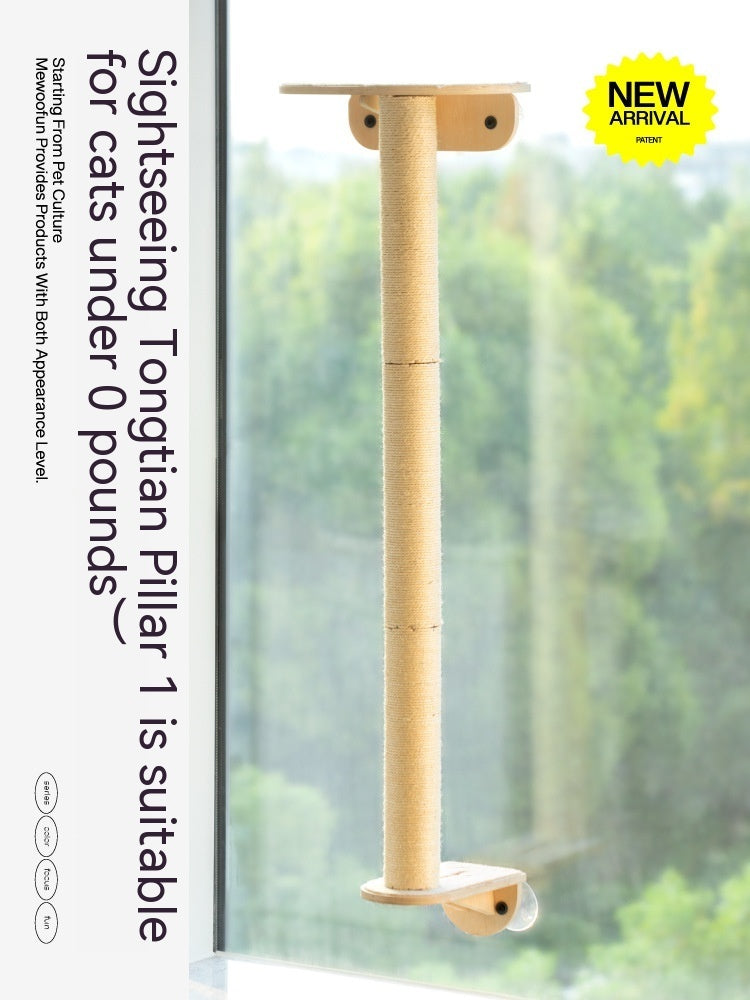 Cat Scratch Trees Non-covering Glass Wall Chamfer