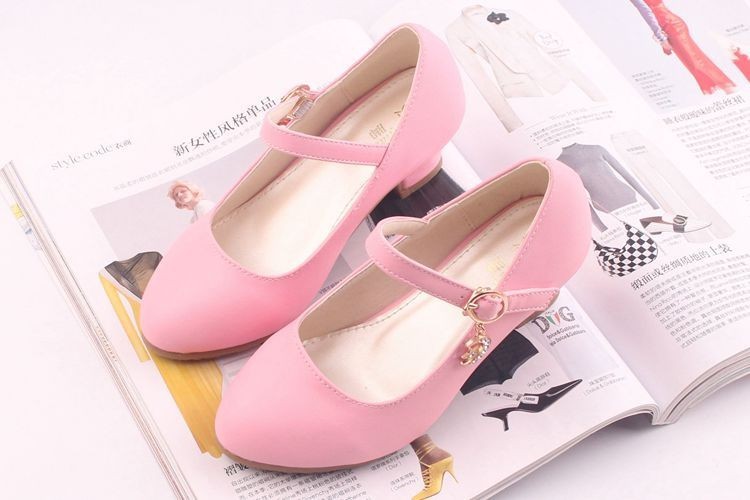 Korean Crystal Performance Children's Single-layer Shoes