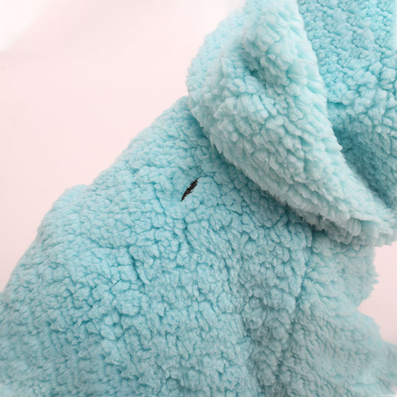 Cotton Fleece Solid Color Cotton Small And Medium-sized Dog Cat Sweater