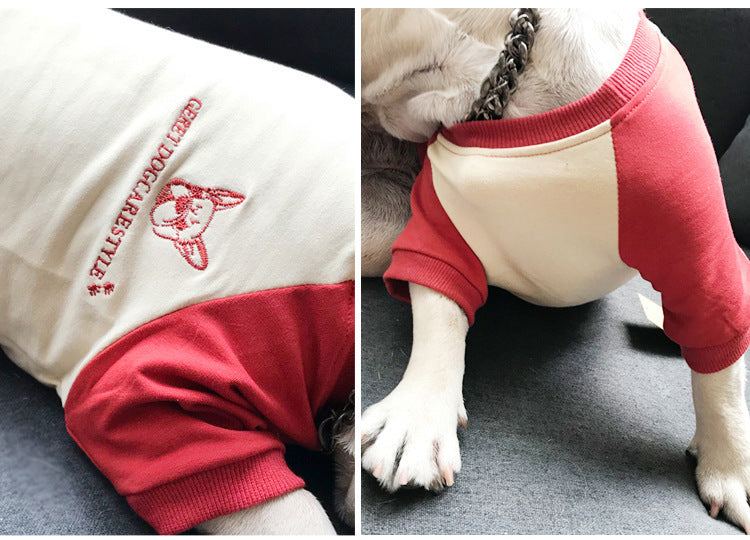 Dog Clothing Korean Style Long-sleeved T-shirt