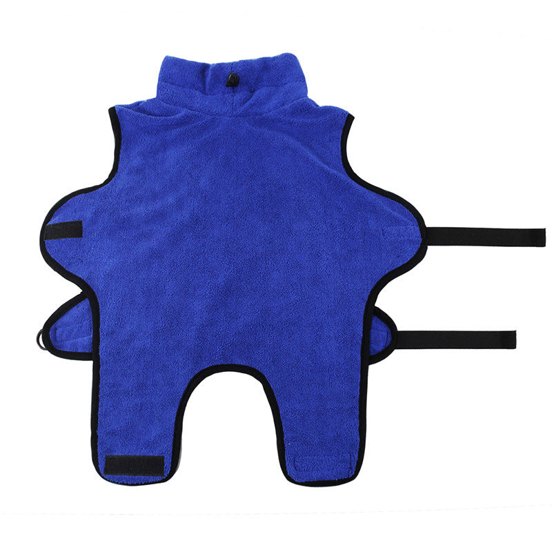 Microfiber Large And Small Dog Cleaning Bathrobe