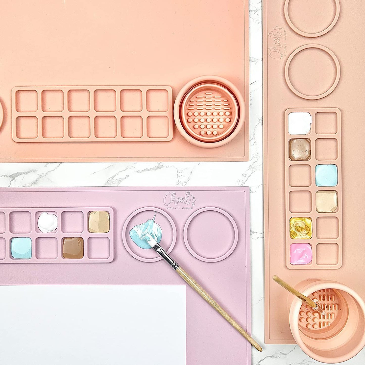 Silicone Painting Mat Kids Graffiti Painting Clay Mat