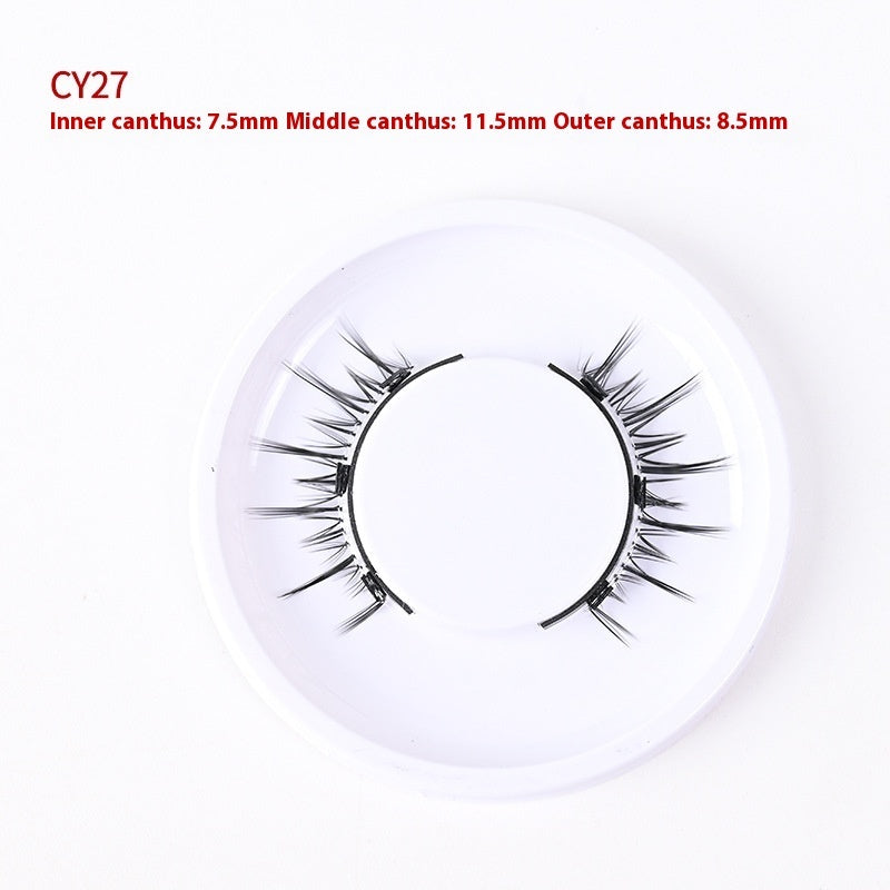 Magnetic Glue-free Three False Eyelashes Suit Collection Use Natural Simulation Long-lasting