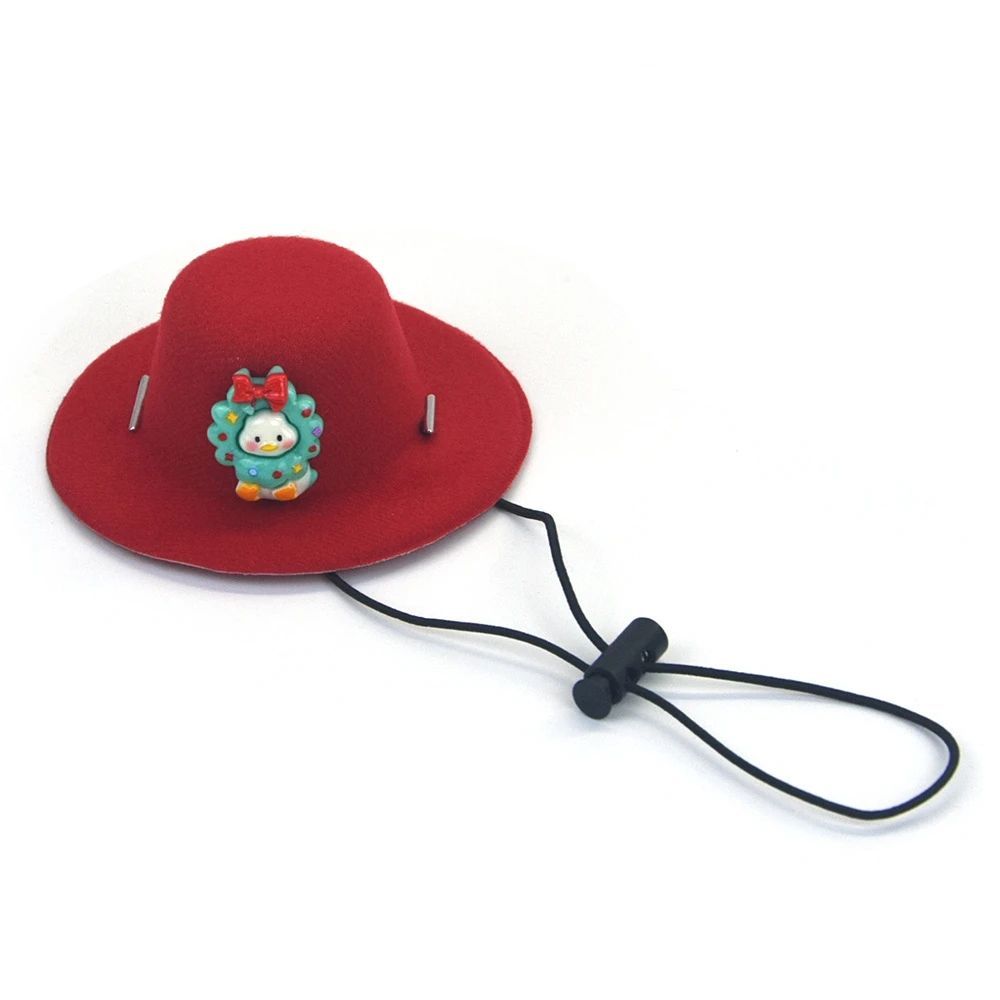 Pet Christmas Hat Felt Cloth Soft Cute Decorate Cosplay Dog Clothing Accessories Cat Festival Grooming Hat Supplies New Year