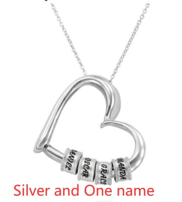 Personalized Heart Necklaces Women Jewelry Custom Name Necklaces & Pendants Mothers Day Gift