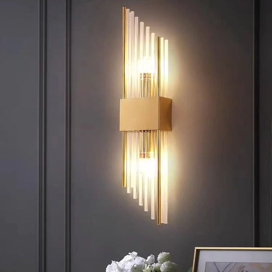 Crystal Wall Lamp Living Room Background Wall Stairs Aisle Light