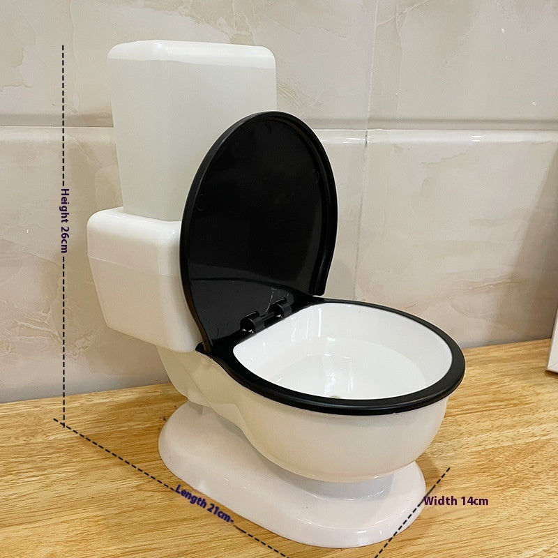 Funny Pet Cat Toilet Water Fountain Automatic Flow Without Plug-in