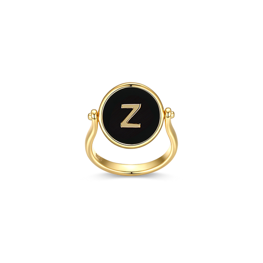 Twin Signet Ring & Pendant SR002G