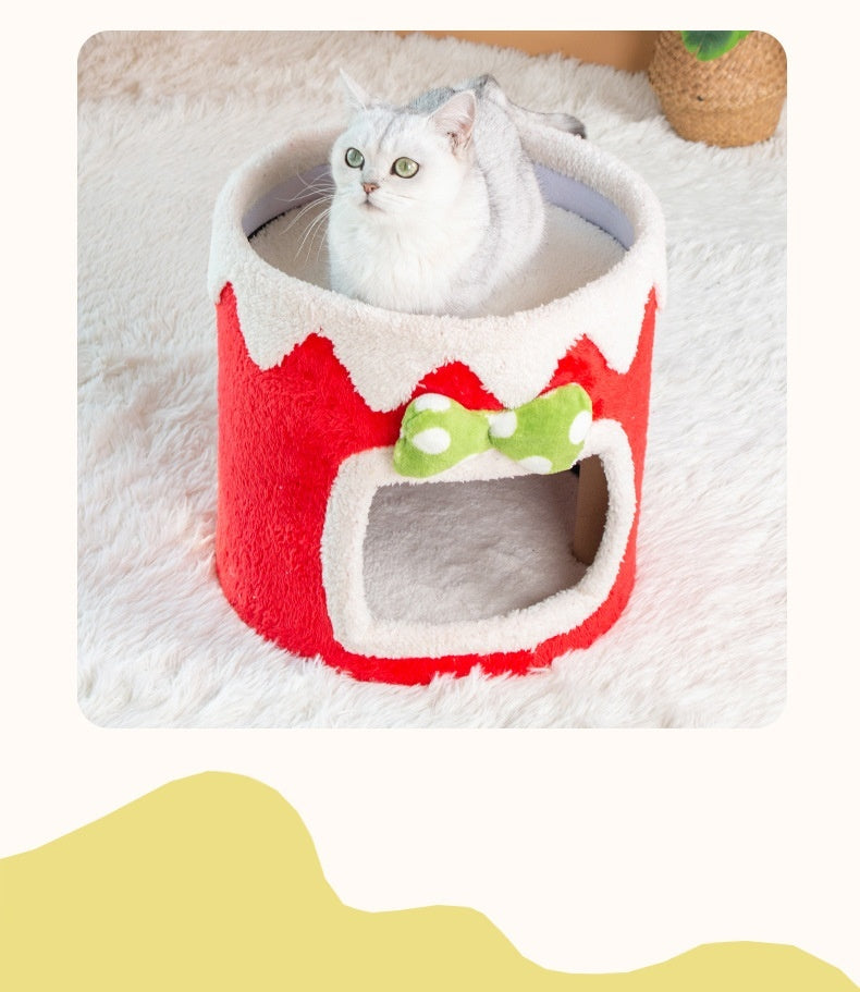 Double Layer Cat Climbing Frame Cat Nest Four Seasons Universal