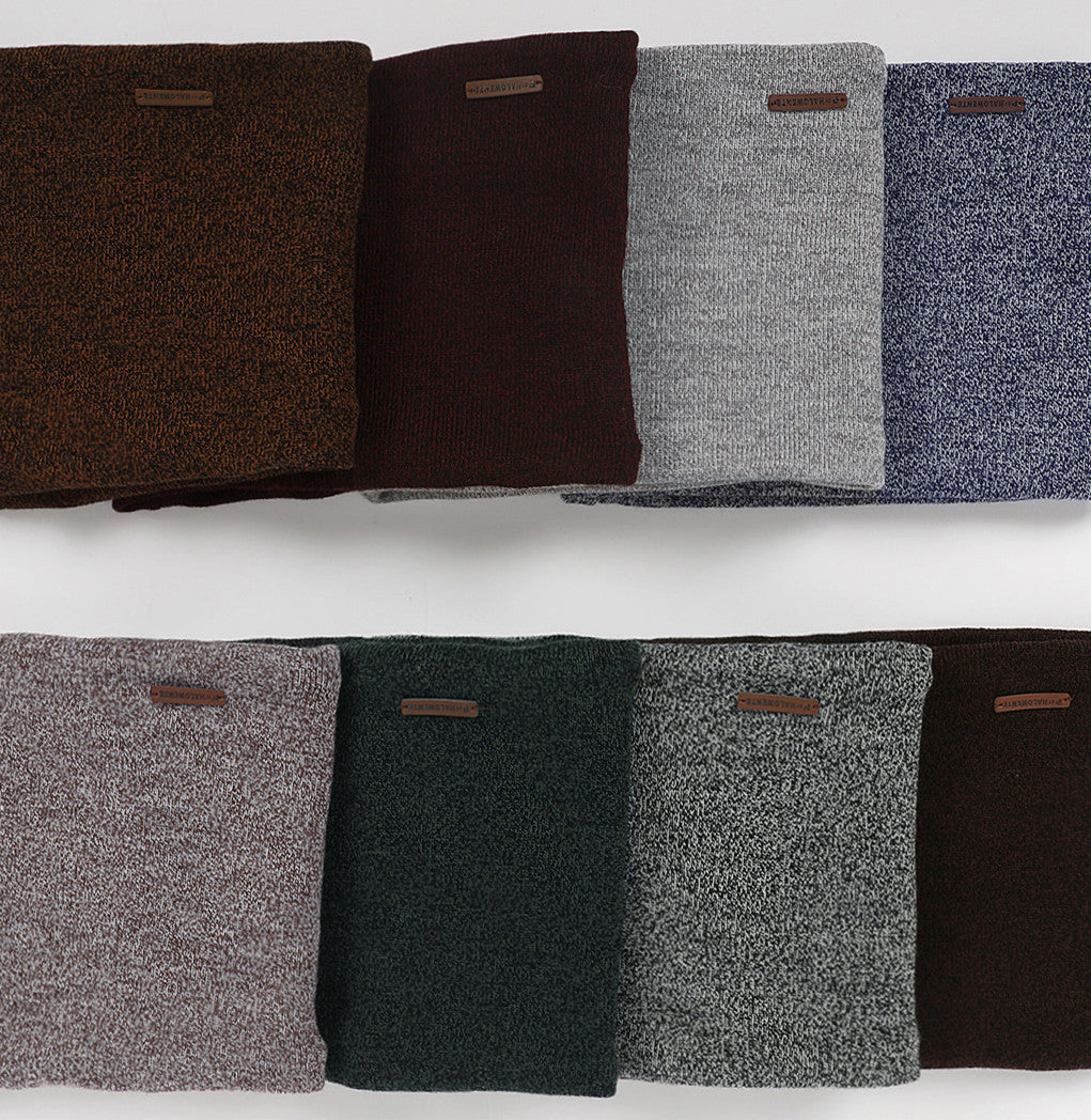 Knitted Bib Men's Fashion And Warmth