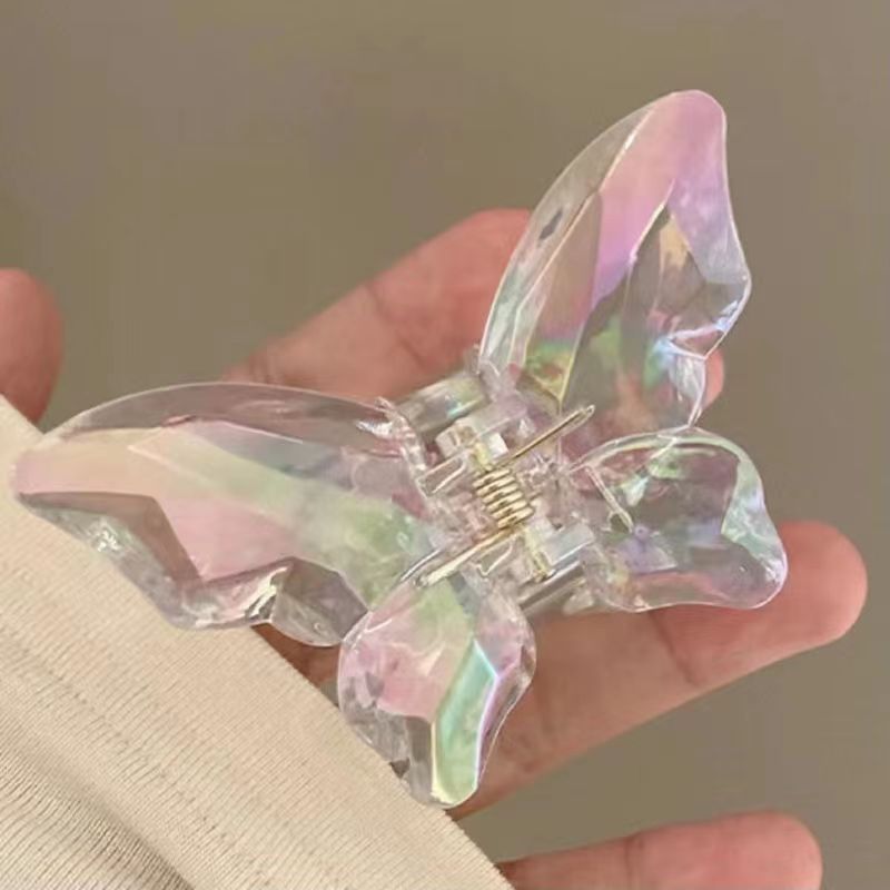 Korean Super Fairy Butterfly Hairpin Frosted Shark Headgear