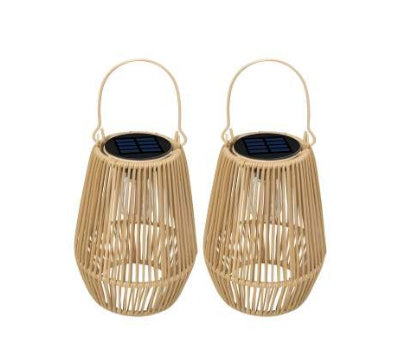 Solar Handmade Vine Woven Lantern Good-looking