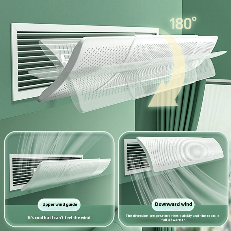 General-purpose Central Air Conditioning Duct Air Conditioning Air Outlet Anti-straight Blowing Wind-guiding Hood