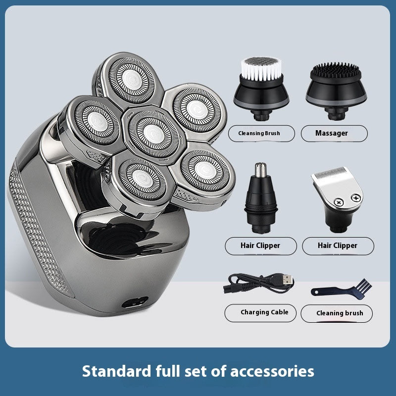 1800 Five-in-one Electric Shaver 5 Heads Shaver Men 4D Fully Washable Hair Clippers