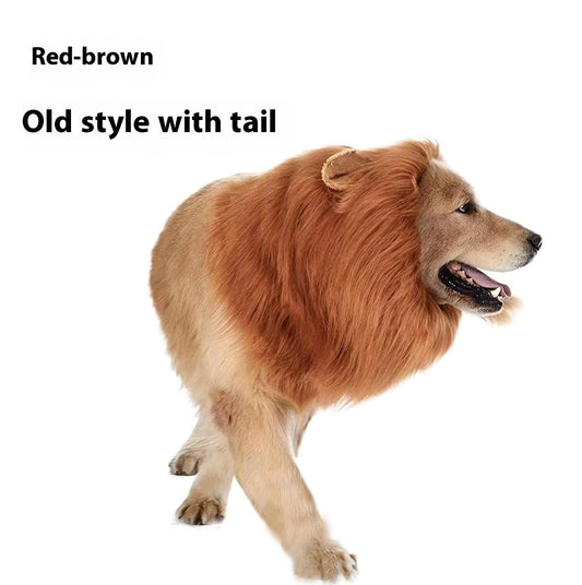 King Of The Jungle Pet Funny Lion Head Cover