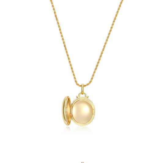 18K Gold Plated Luna Glow  Whisper Locket SN008G