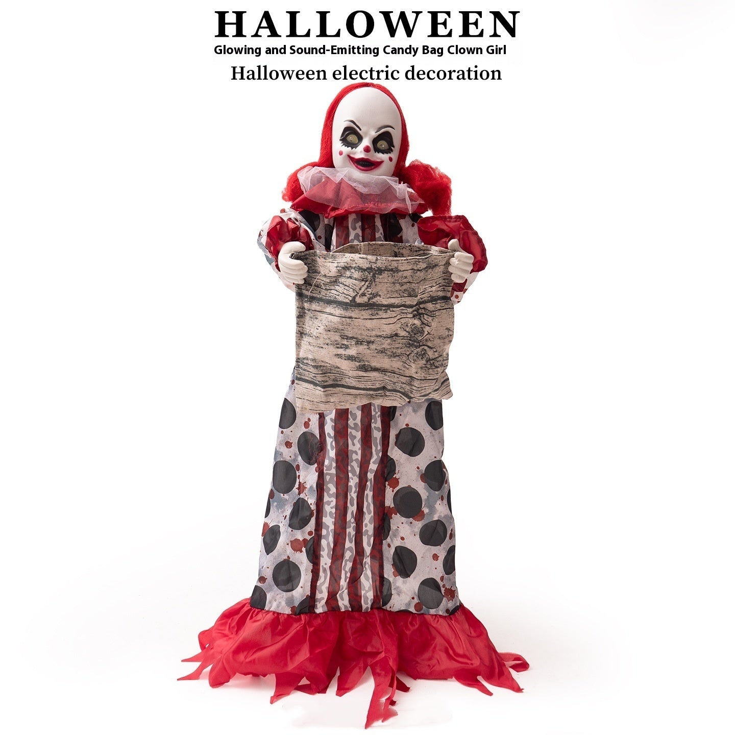 Halloween Electric Candy Girl Decoration Ornaments