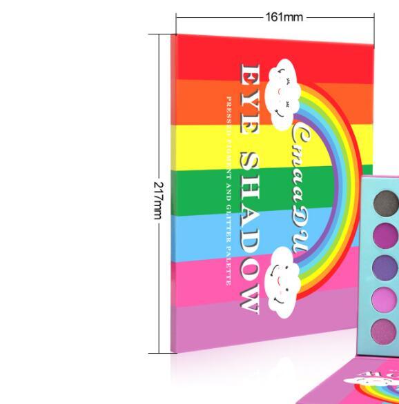 Metal Waterproof 35 Color Rainbow Matte Eyeshadow